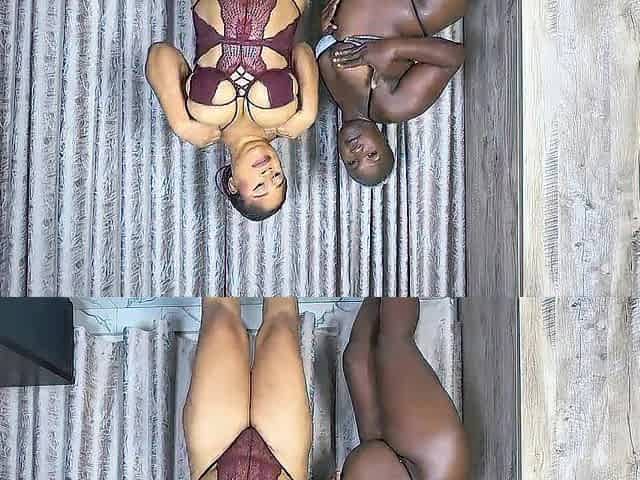 Masturbating with Nimi until I ended squirting all over her face