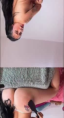 A slender beauty who likes spank and getting