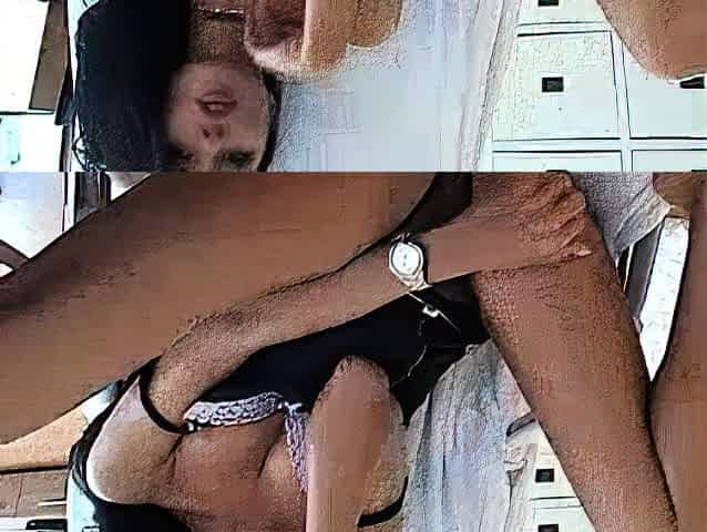 Busty brunette solo masturbation