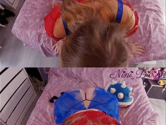 Super Nini in Assland Kingdom Sucks Cock and Shows Her Big Ass!