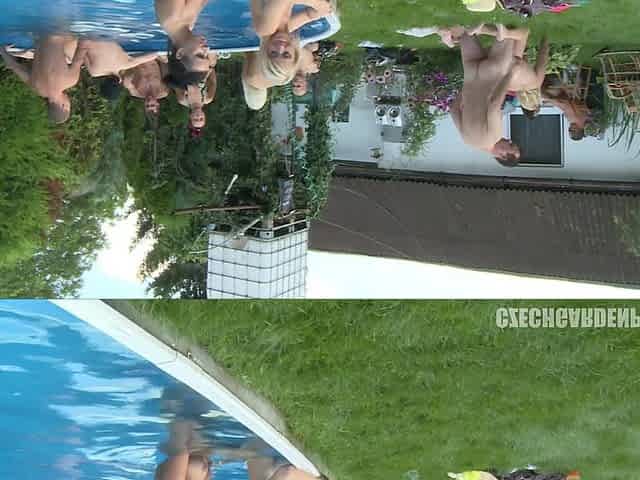 Czech Garden Party 2 - Part 4 Super Grouped Fuck by the Pool