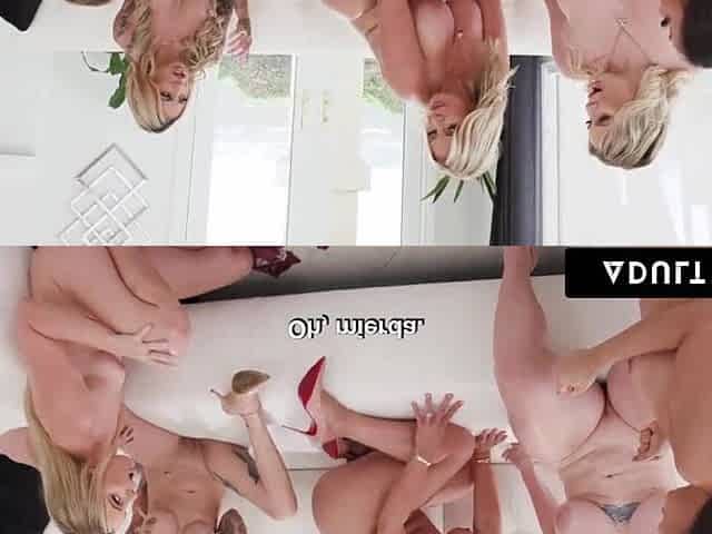 5-ON-1 LARGE TITTY mother I'd like to fuck REVERSE TEAM FUCK! SPANISH