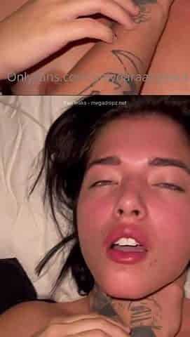 Amateur gets choked passionately during big dick nailing