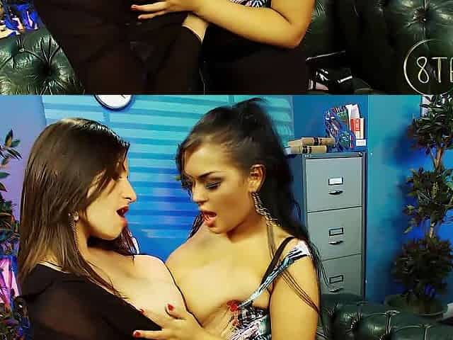Sexy Bitches Chastise Their Boss with Juicy Holes