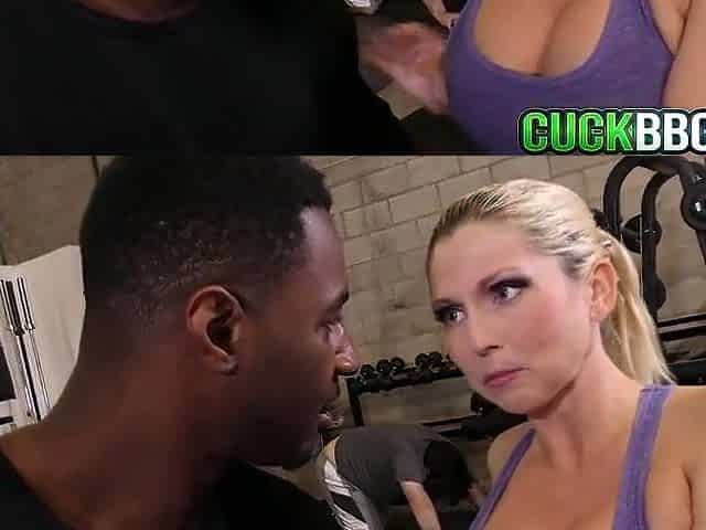 Tiny Penis Cuck Sharing Hawt Wife With BBC Coach