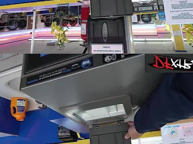 Black Female-dominator Destiny Mira's Steamy Laundromat Hookup wt BIGGEST Tool