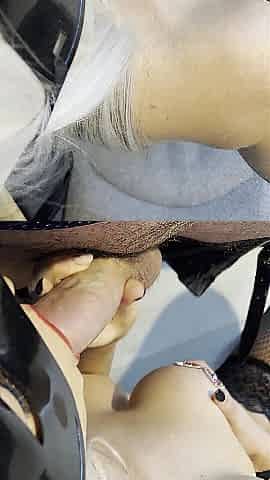 Large breasts Schlong worship with titfuck