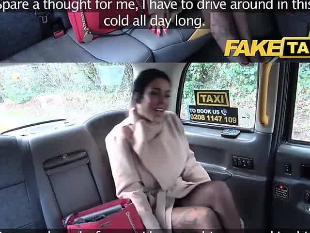 Fake Taxi Tattoos large wet boobs and lengthy legs gets anal