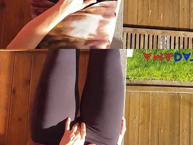 Yoga Pants Hottie Rubs Her Cameltoe On Webcam