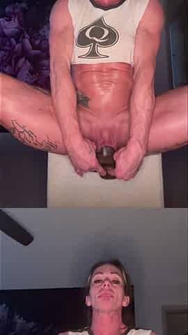 Muscle Slut Masturbation