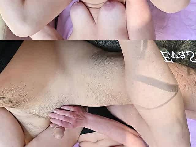 stepmom massaged my shlong but didn't let me cum