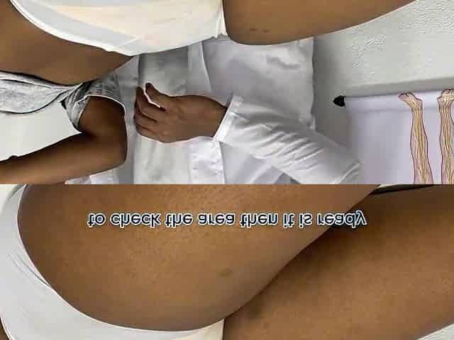 Patient goes in for knee ache, but the doctor recommends inserting his rod to relieve it.
