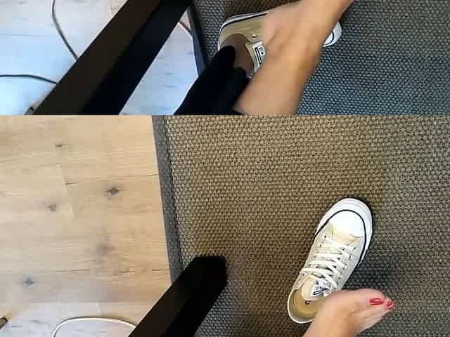 Linsey Dawn solo foot fetish