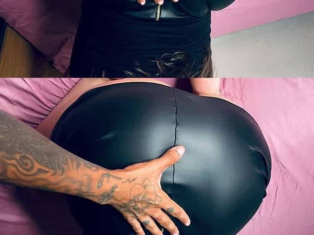 I Told Him Where I Needed It While Wearing My Leather Skirt