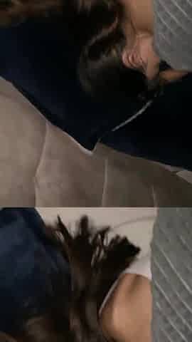 Beginning the day with cum on face