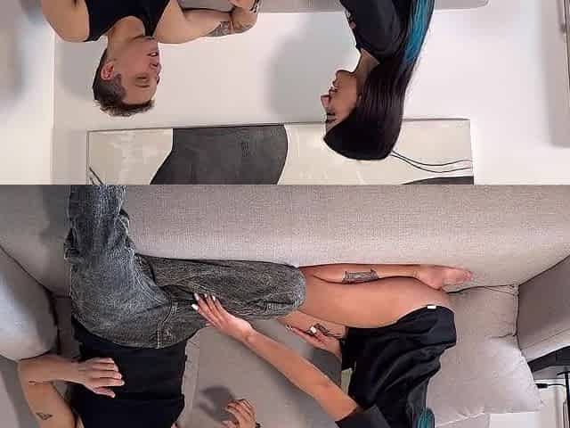 This babe got banged in the butt by her homo ally