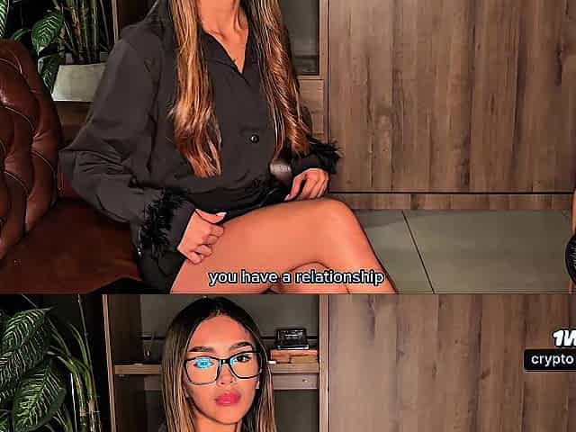 My boss bangs me with his large knob as a requirement for hiring me, this chab cums in my throat! Samysun7