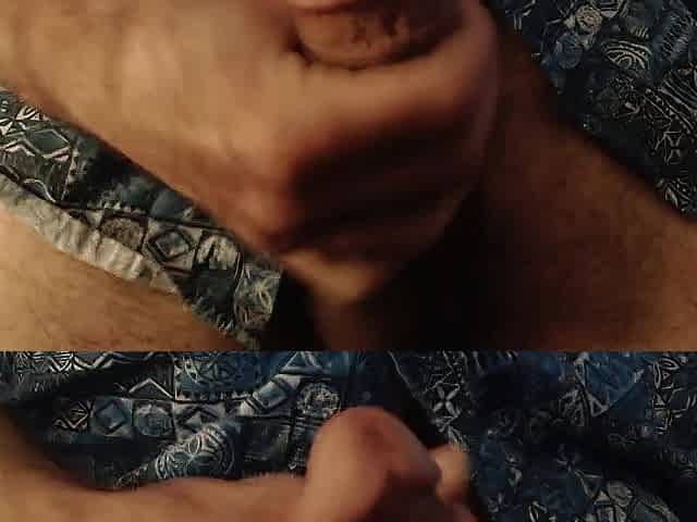 Amateur Solo Boy Masturbation with Bawdy Talk
