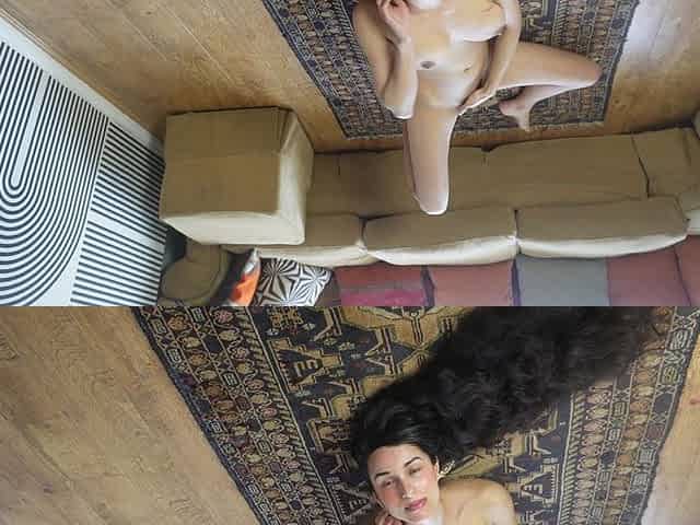 Sweet Indian Babe in Pink Masturbates Solo