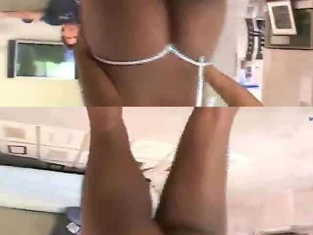 Carnal brunette hair cannot make no doubt of how priceless the white chap is making her black pussy feel