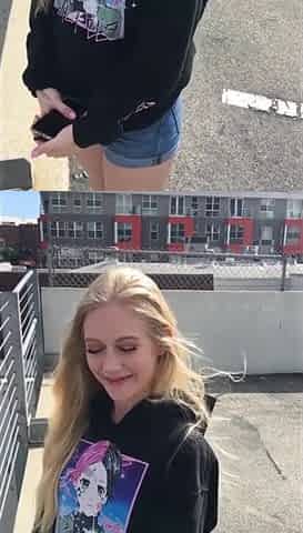 Blond Webcam Whore Tried Porn For The 1st Time - BananaFever