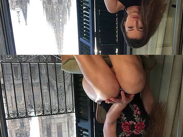Dani Daniels . com Public Window Masturbation