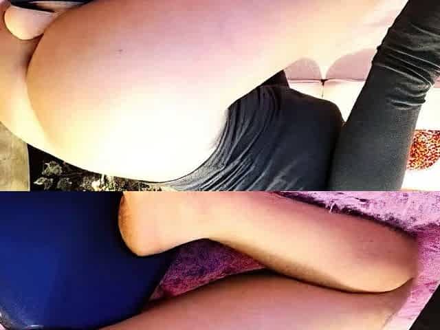 Tight sweet clit and ass solo toy fun
