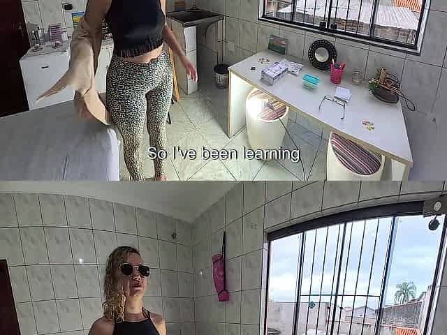 The little blind went to the gynecologist and had orgasms in her butthole.