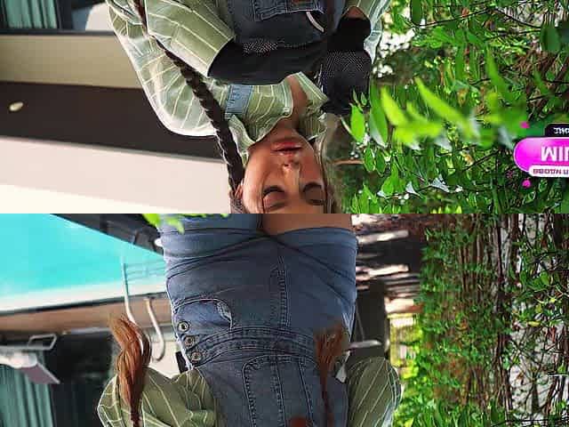 Caught the gardener hotty in the yard and drilled her outdoors during the time that no one was watching