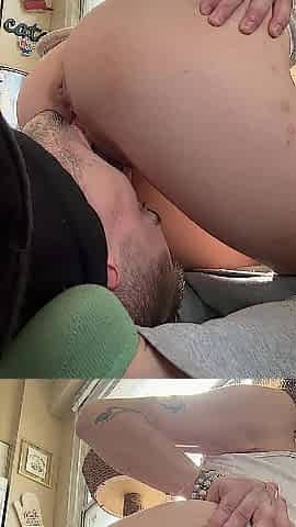 Sitting on his face like a valuable beauty