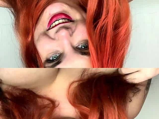 Great Big Boobs On Masturbating Redhead