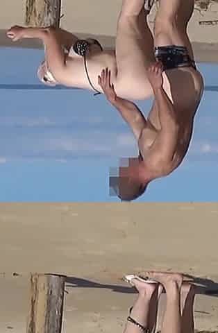Mature Beach Slut Invites Guys to Fuck Her Holes