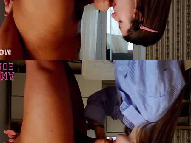 Innocent Young Russian Beauty Sucks Bbc And Fills Her Mouth With Cum