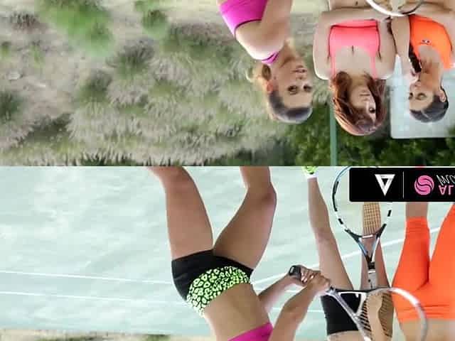 Serena Blair And Elizabeth Bentley In Sexy Lesbian Threesome After Tennis Lesson