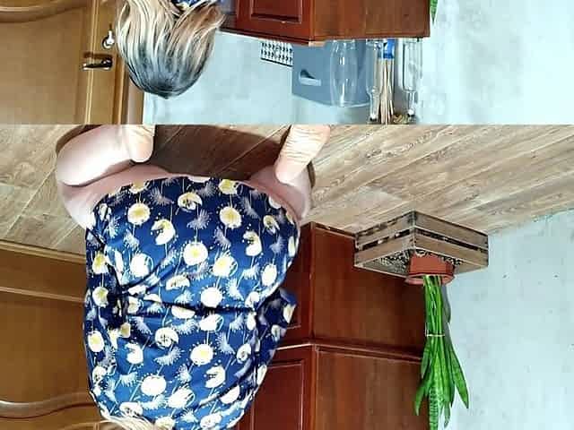 I Put My Mother-in-law in Doggy Style and Came on Her Hairy Pussy