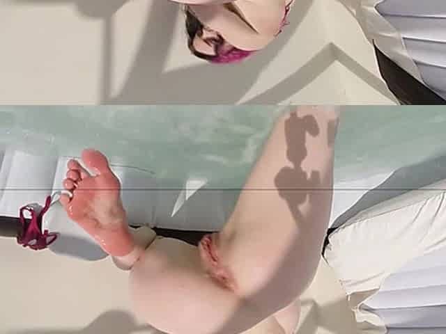 Punky Teen Gets Wet
