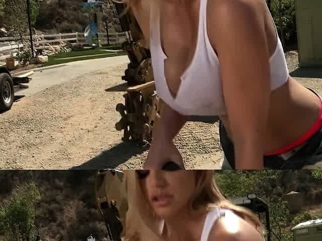Busty Blonde Fucks Boss