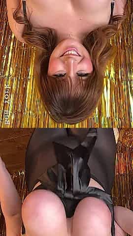 Curvy Large Titty Bea York Slow Motion Butt and Boob Tease