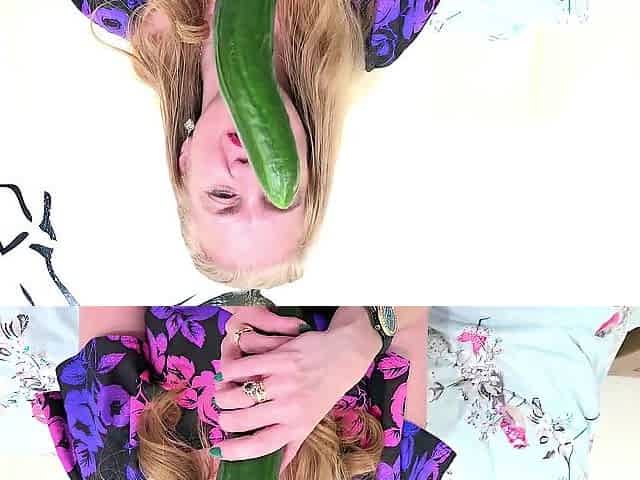 Lily May have a fun in food masturbation