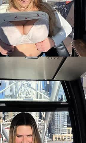 Hot amateur shakes her big boobs
