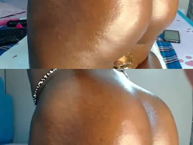 I love putting large things up my booty.