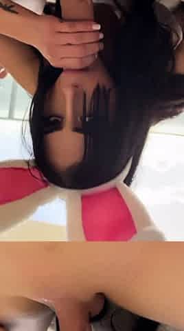 Hot amateur teen blowjob and facial HD video