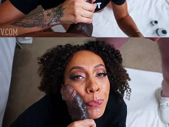 Frecklelemonade Double Blowjob Featuring Hollywood Cash, Jonni Darkko