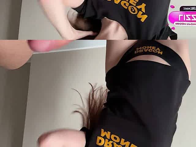 Redhead bangs her neighbour whilst her spouse is on a business journey.