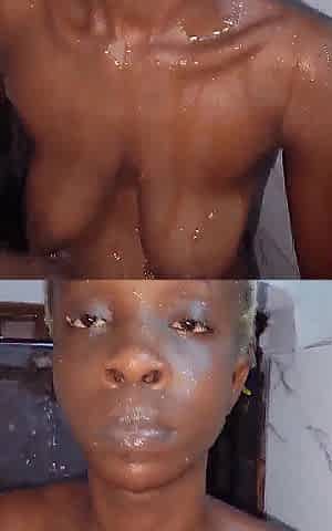 Enjoying My Self in Local Shower with My Hubby