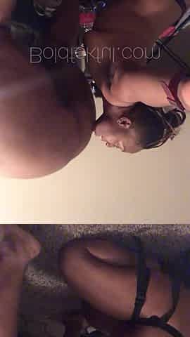 Booty Play on Face brings Man lots of Fun