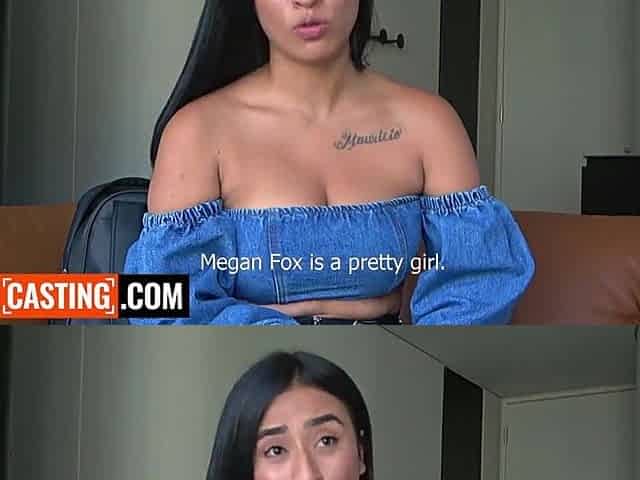 Breasty Colombian Floozy Sloppy Sucks Large Shlong In Fake Homemade Try-out