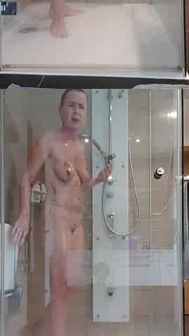 MILF Having Orgasms While Taking a Shower