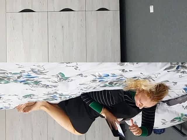 Blonde Mature Wife Enjoys Sex in Between