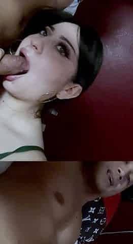 Hot amateur teen blowjob and facial HD video